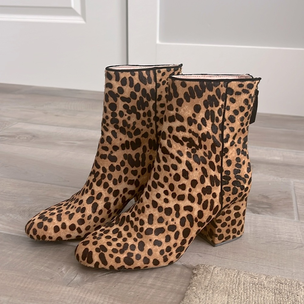 J.Crew Leopard Booties